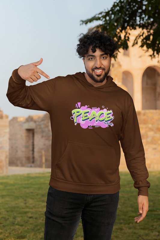 Brown PEACE Hoodie