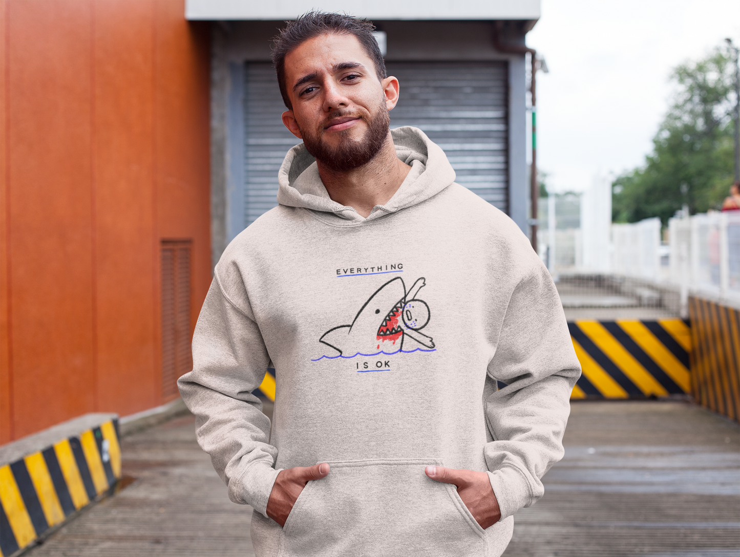 EVERYTHING IS OK pullover Hoodie