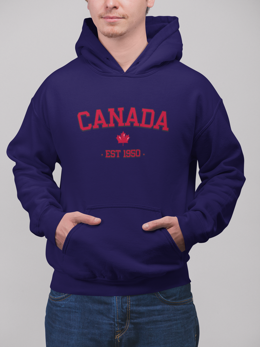 Celebrate your love for Canada with our 'CANADA' print Unisex Hoodie