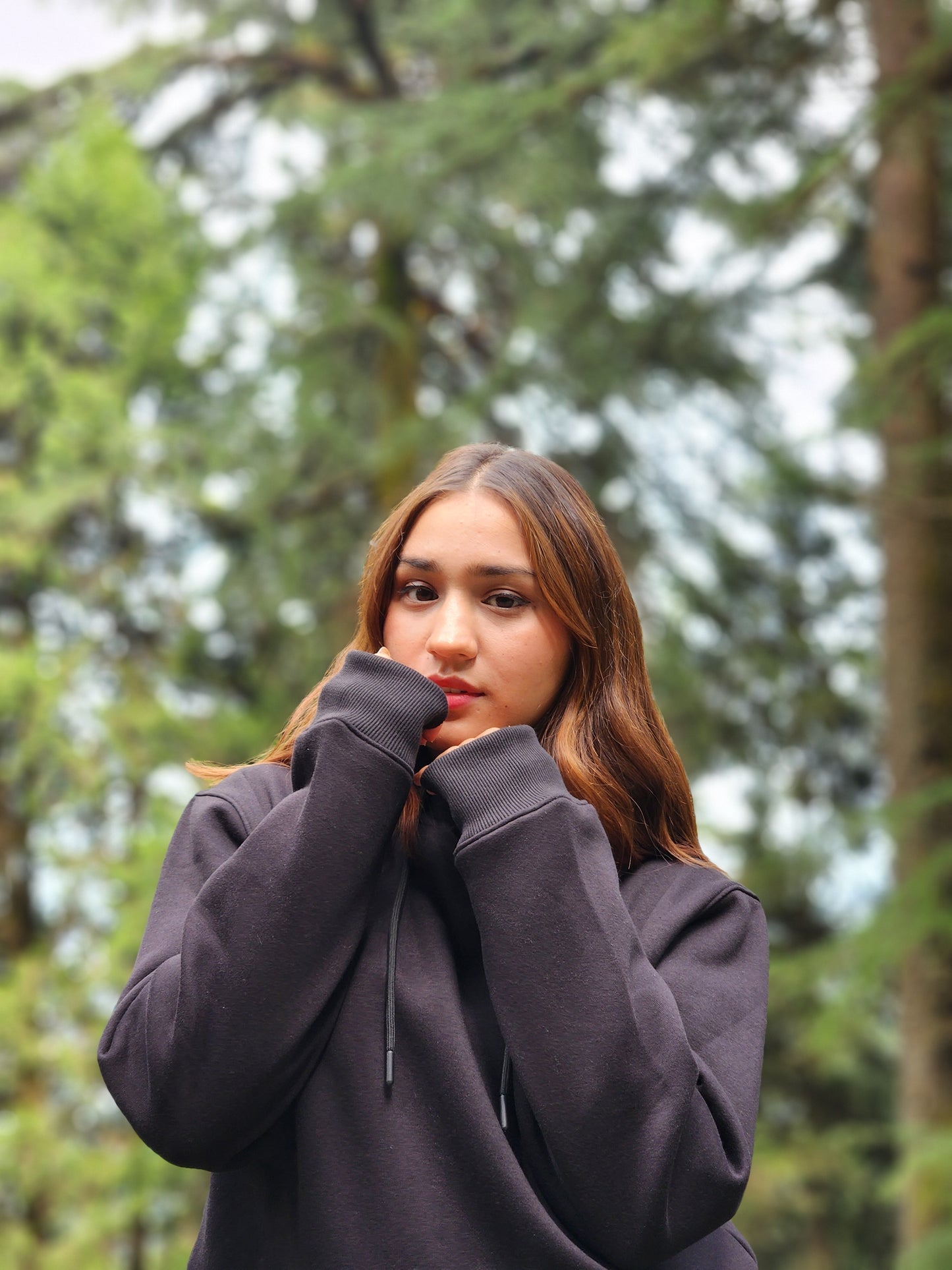 Everyday Look with a CLASSIC SOLID BLACK HOODIE