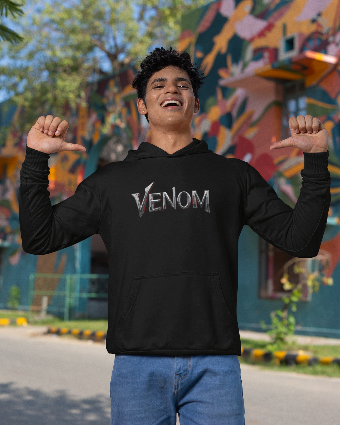 Dawson's Originals Official VENOM Logo Hoodie