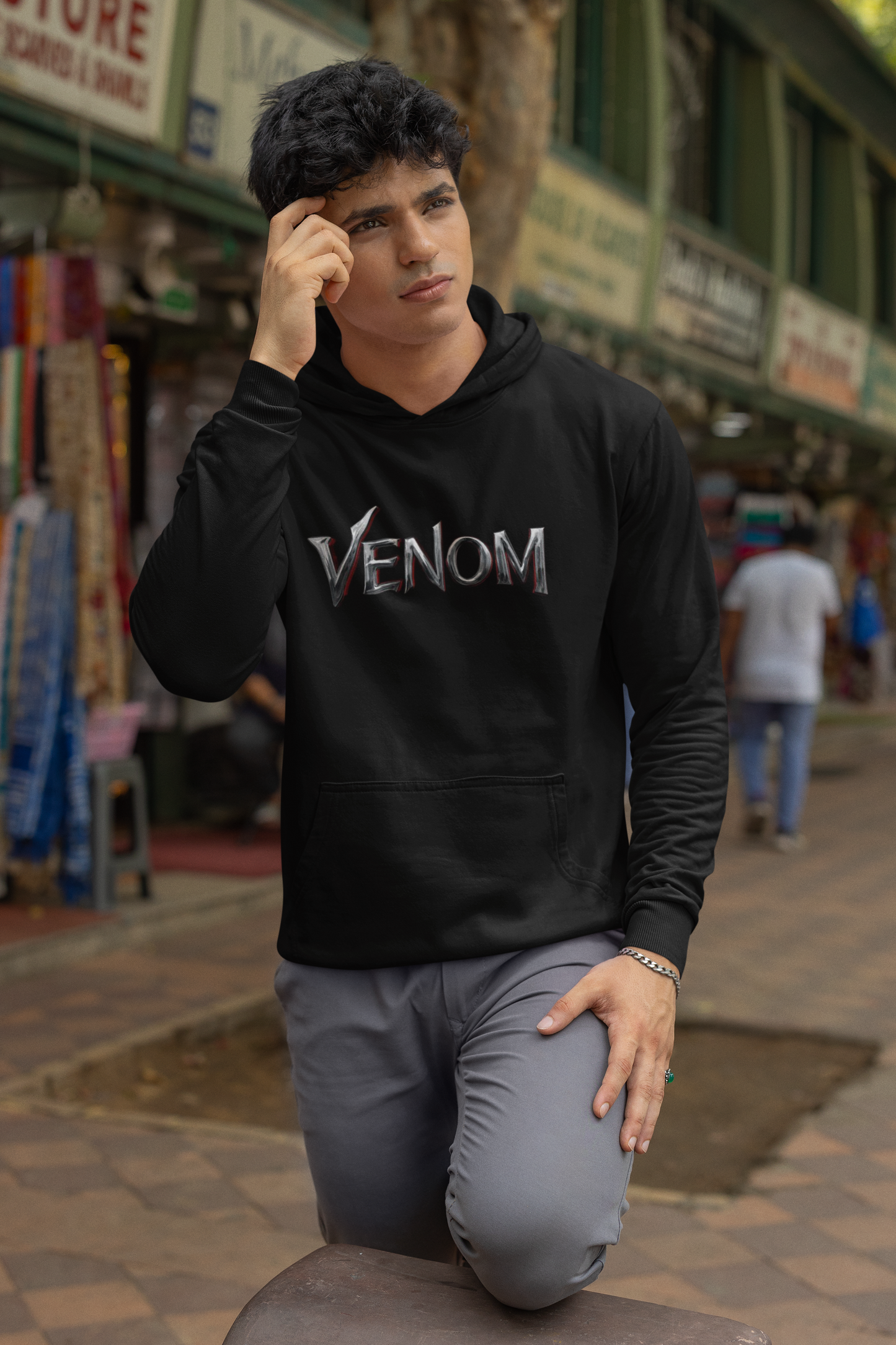 Dawson's Originals Official VENOM Logo Hoodie