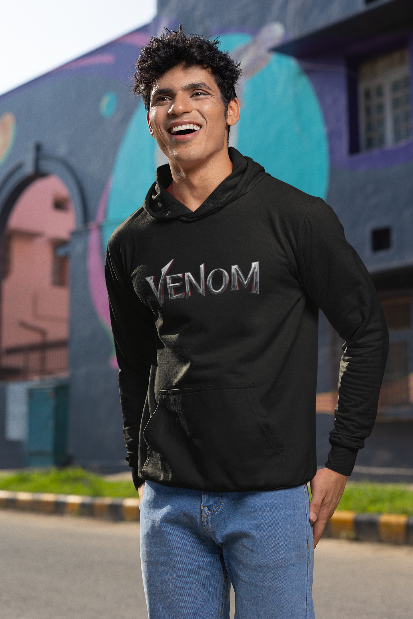 Dawson's Originals Official VENOM Logo Hoodie